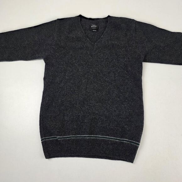 Harry Potter Sweater Mens XS Gray V Neck 100% Lambswool Made in Scotland - Picture 2 of 12